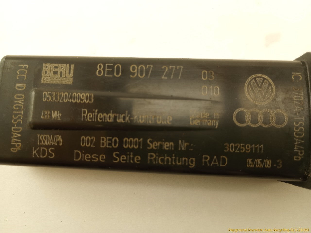Audi S4 Tire Pressure Monitoring System Control Module