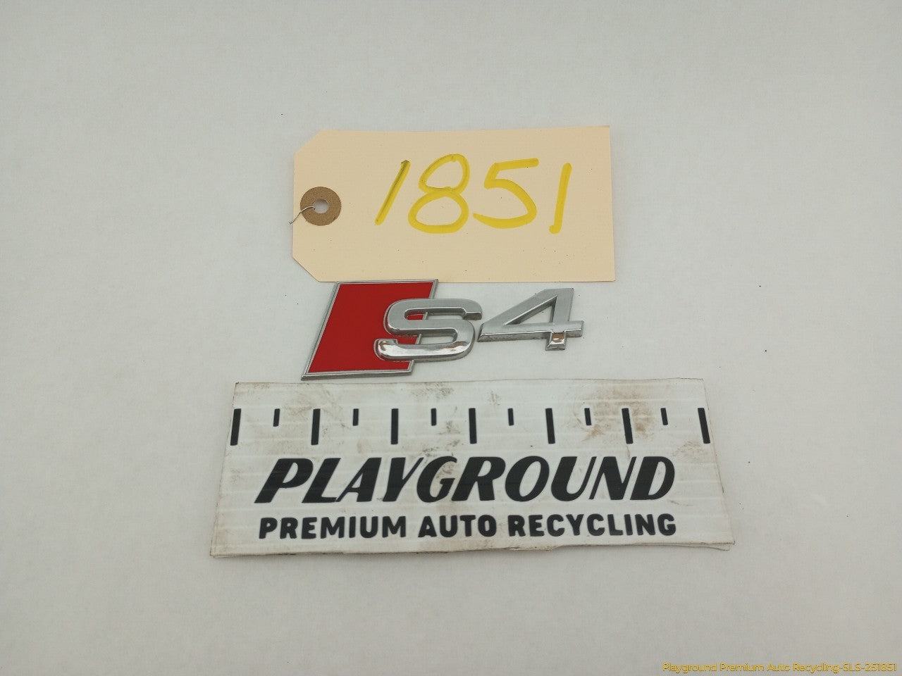 Audi S4 Trunk Lid Emblem Badge