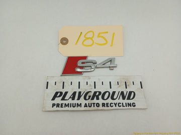Audi S4 Trunk Lid Emblem Badge