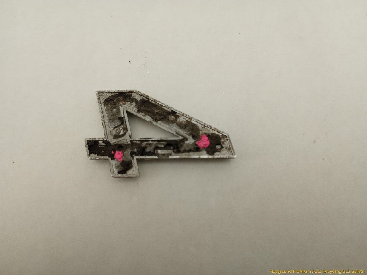 Audi S4 Trunk Lid Emblem Badge