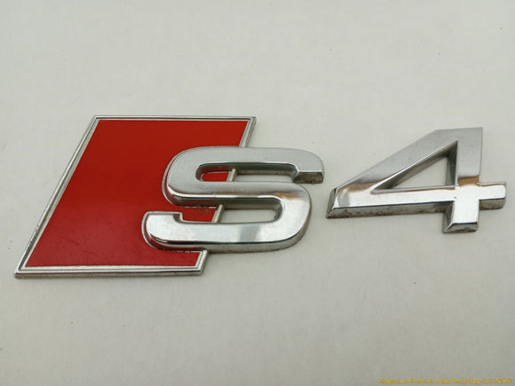 Audi S4 Trunk Lid Emblem Badge
