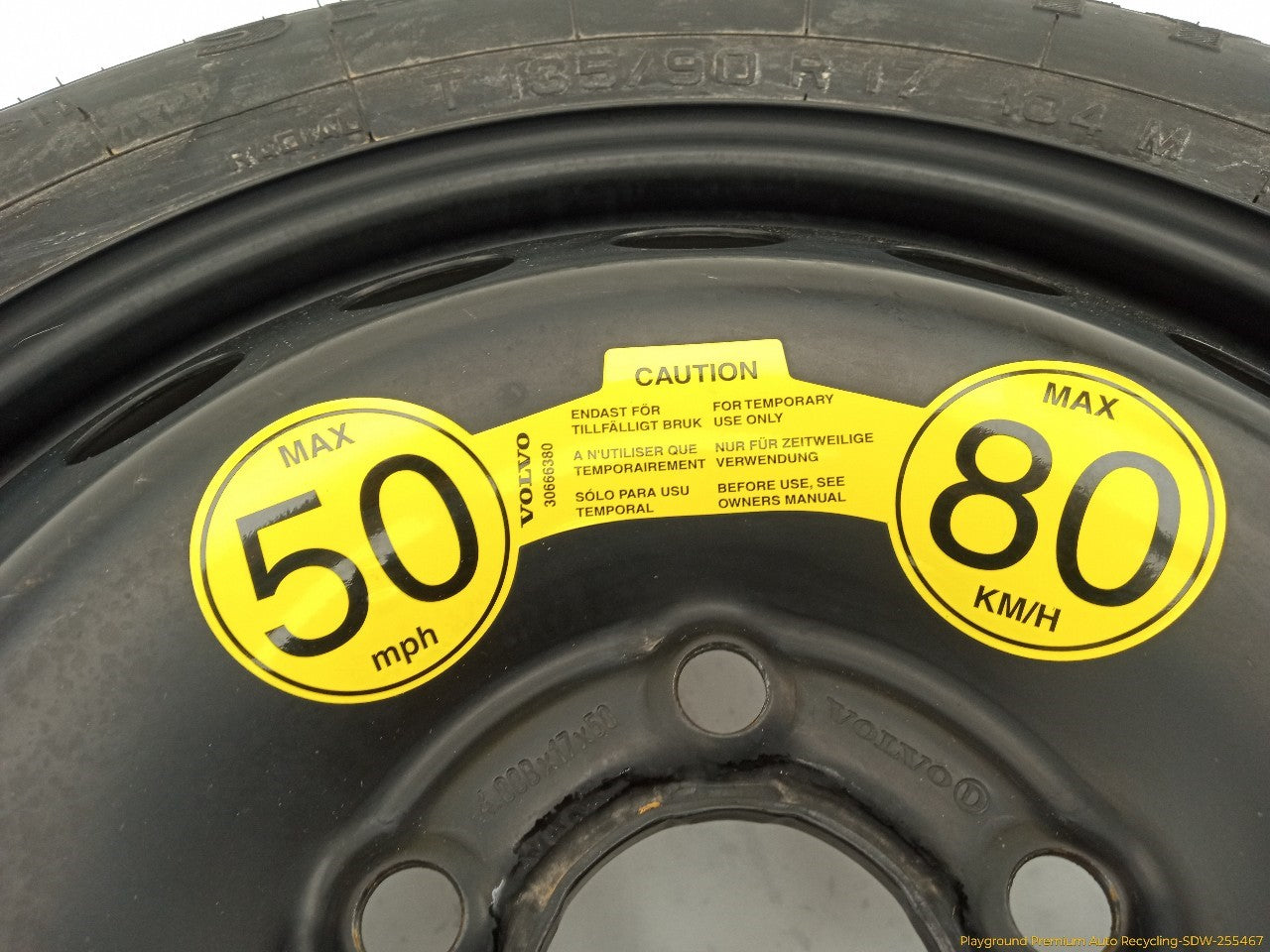 Volvo XC70 Compact Spare Tire