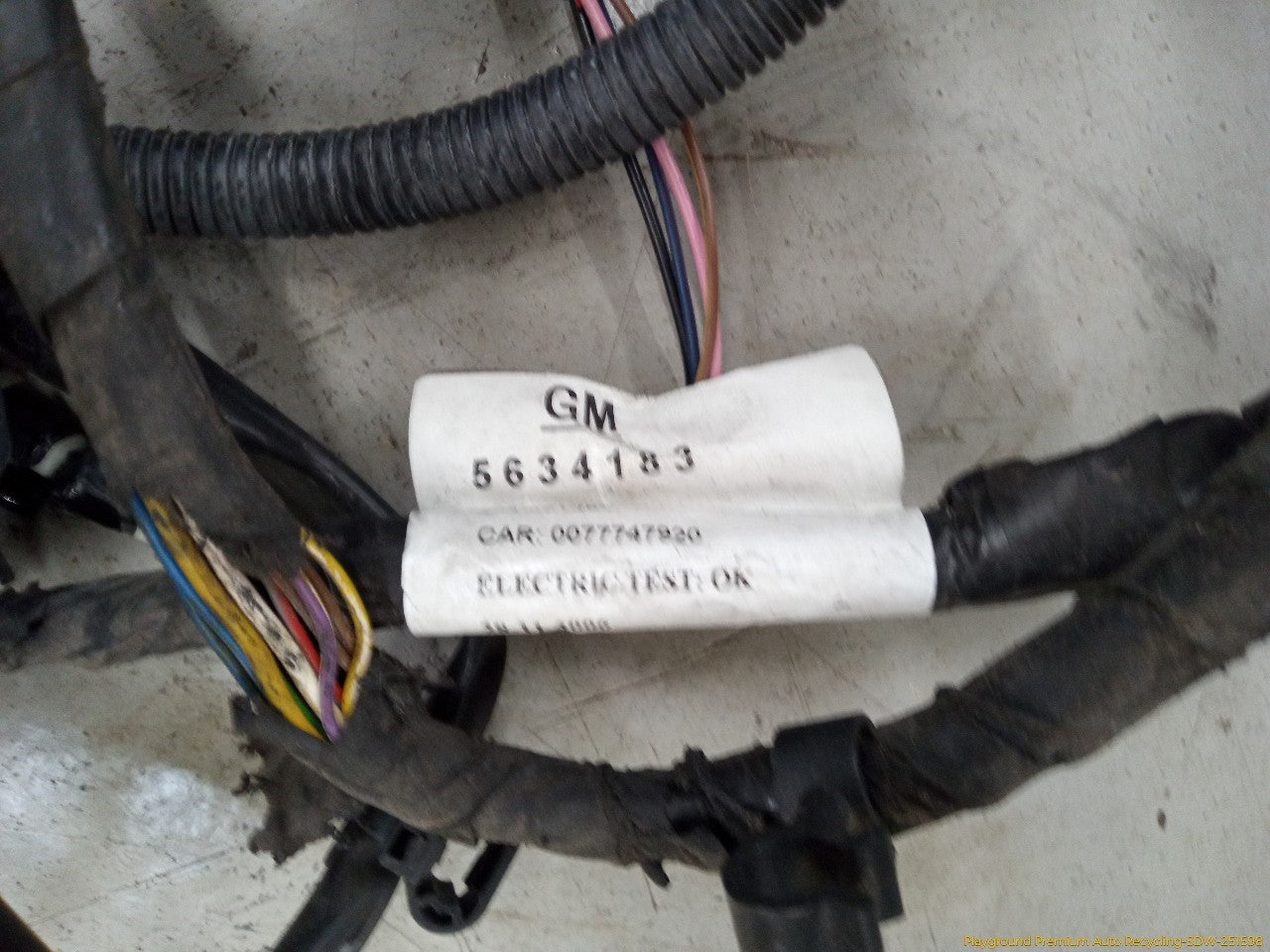 Saab 9-3 Vehicle Body Wire Harness