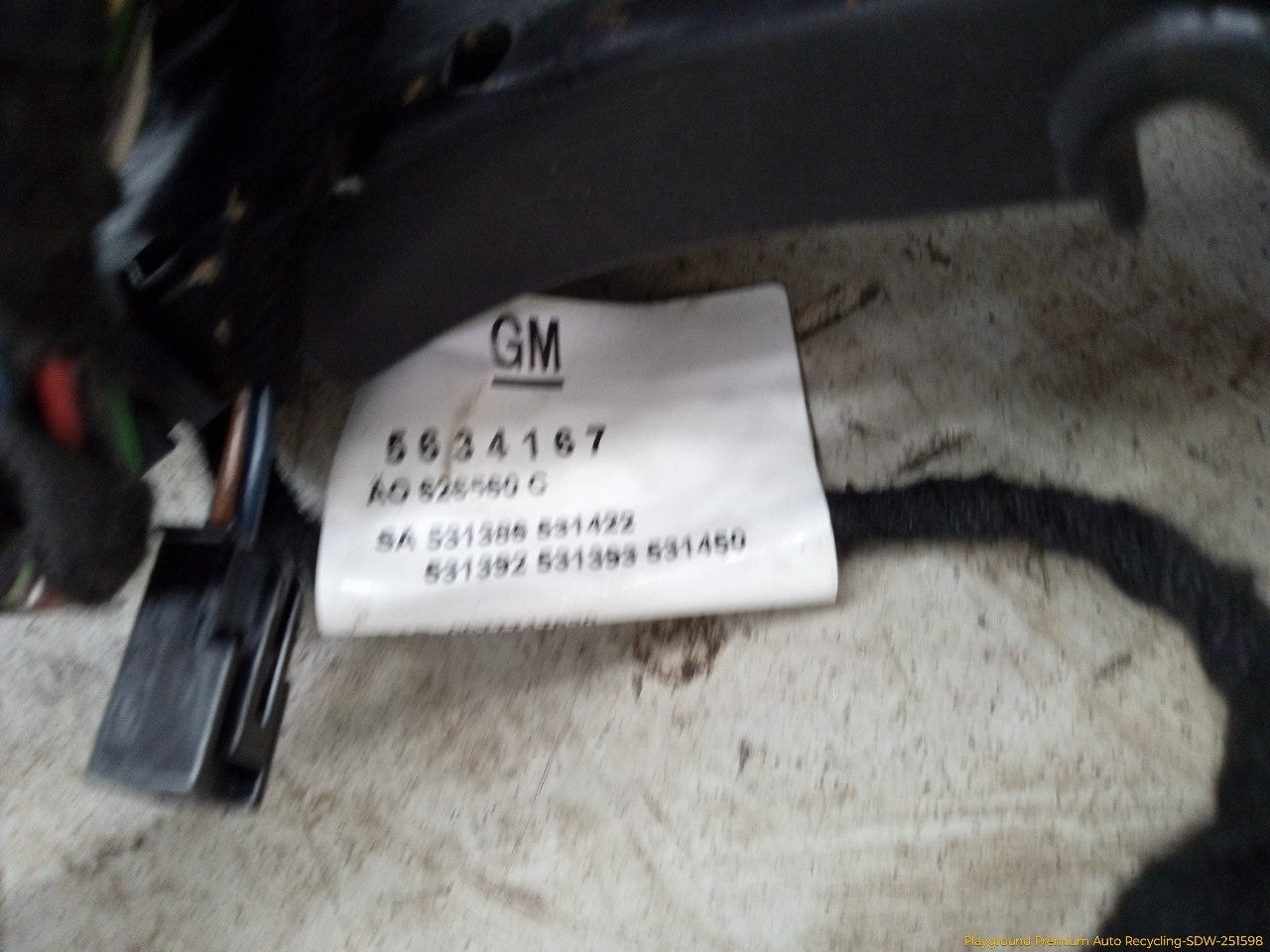 Saab 9-3 Vehicle Body Wire Harness