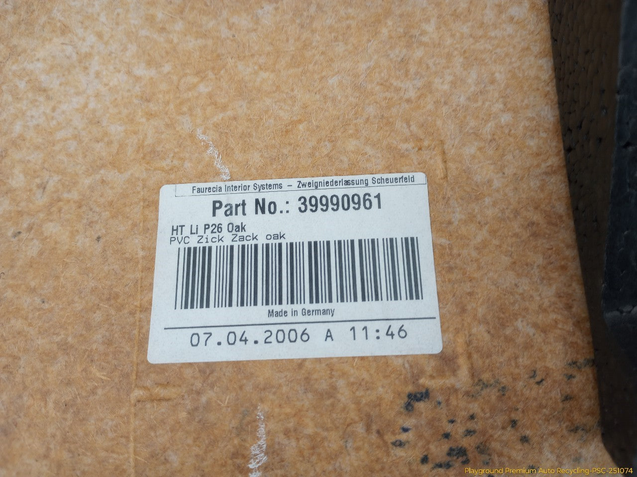 Volvo XC70 Driver Left Rear Door Trim