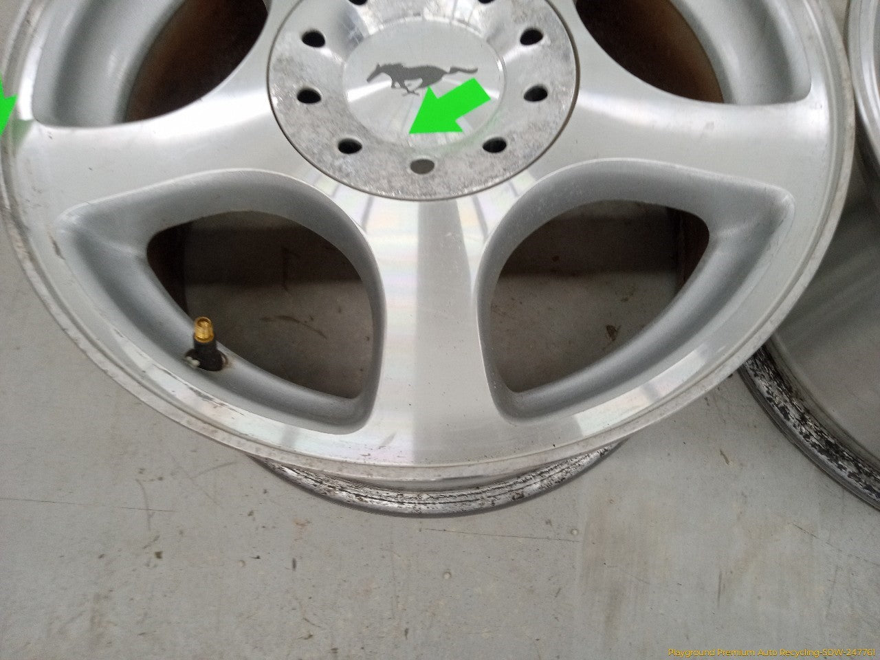 Ford Mustang Pair Of Alloy Wheels 5 Spoke