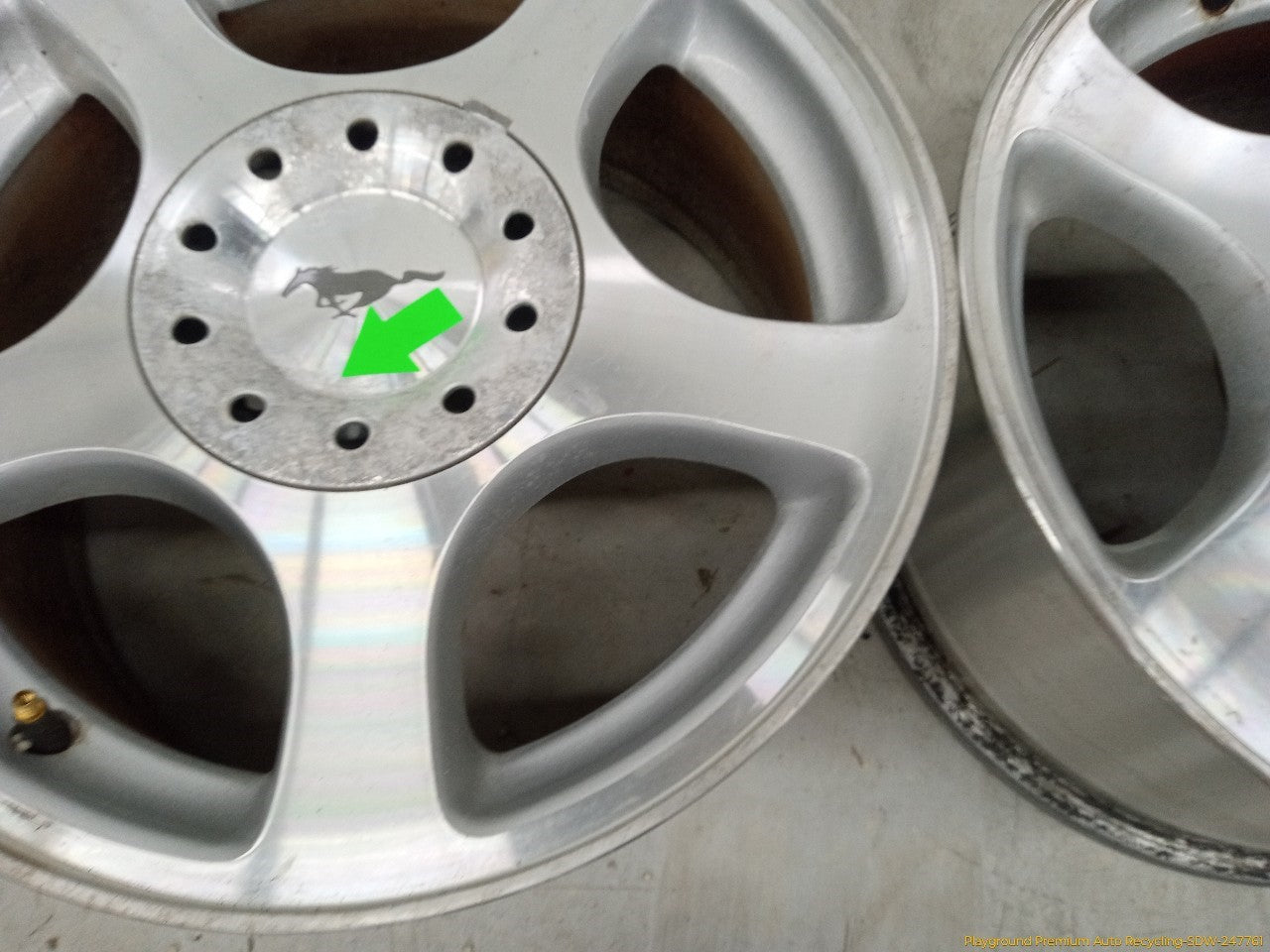 Ford Mustang Pair Of Alloy Wheels 5 Spoke