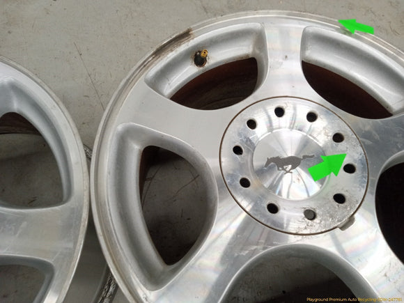 Ford Mustang Pair Of Alloy Wheels 5 Spoke