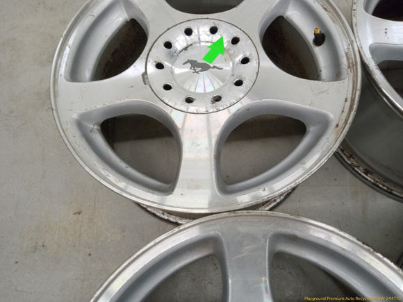 Ford Mustang Set Of 4 Alloy Wheels 5 Spoke