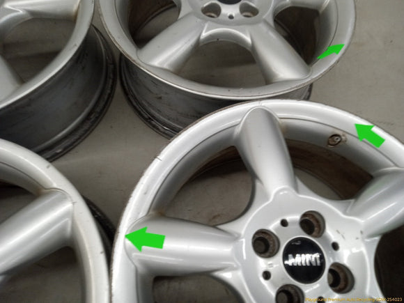 Mini Clubman Set Of 4 Alloy Wheels 5 Spoke