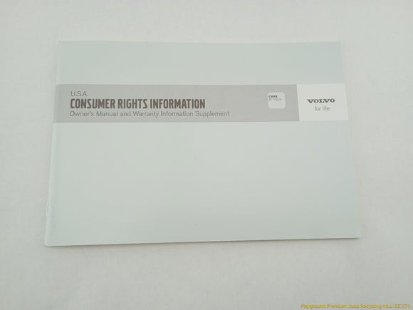 Volvo XC70 Owner's Manual