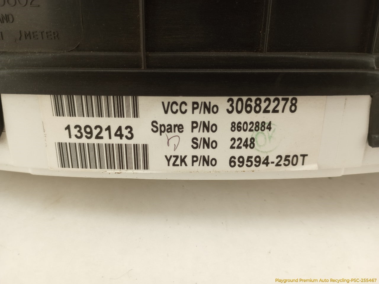 Volvo XC70 Instrument Cluster Speedometer
