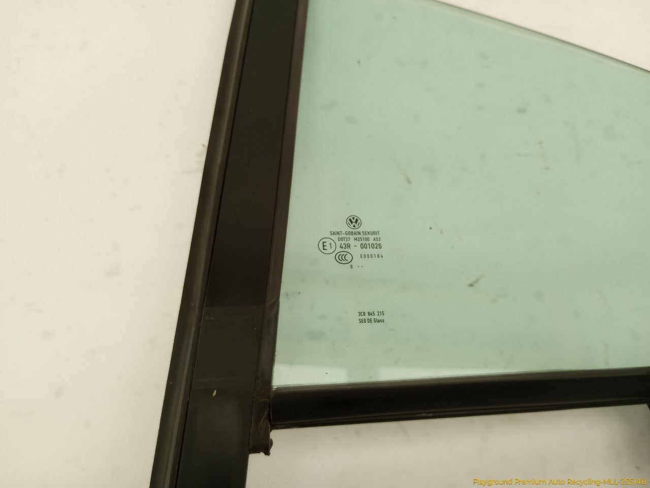 Volkswagen CC Driver Left Rear Quarter Window Glass