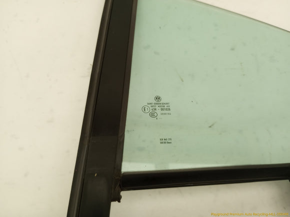 Volkswagen CC Driver Left Rear Quarter Window Glass