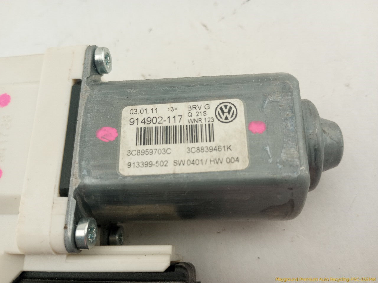 Volkswagen CC Driver Left Rear Power Window Motor