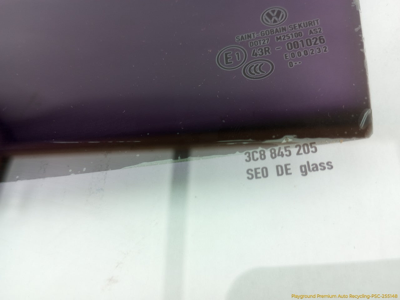 Volkswagen CC Driver Left Rear Door Window Glass