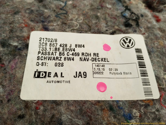 Volkswagen CC Passenger Right Trunk Side Trim