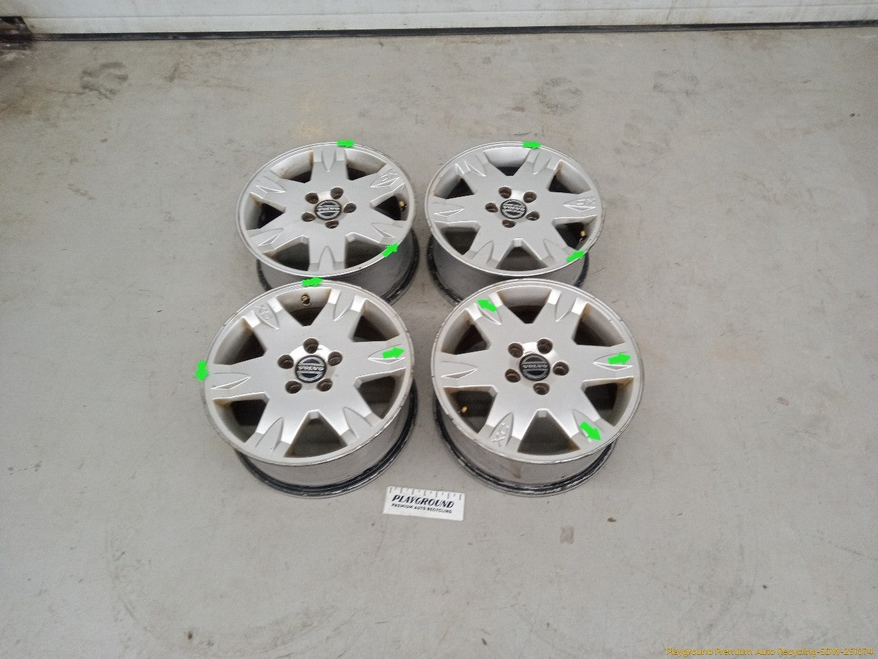Volvo XC70 Set Of 4 Alloy Wheels 6 Spoke