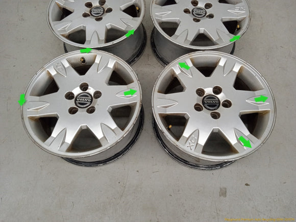 Volvo XC70 Set Of 4 Alloy Wheels 6 Spoke