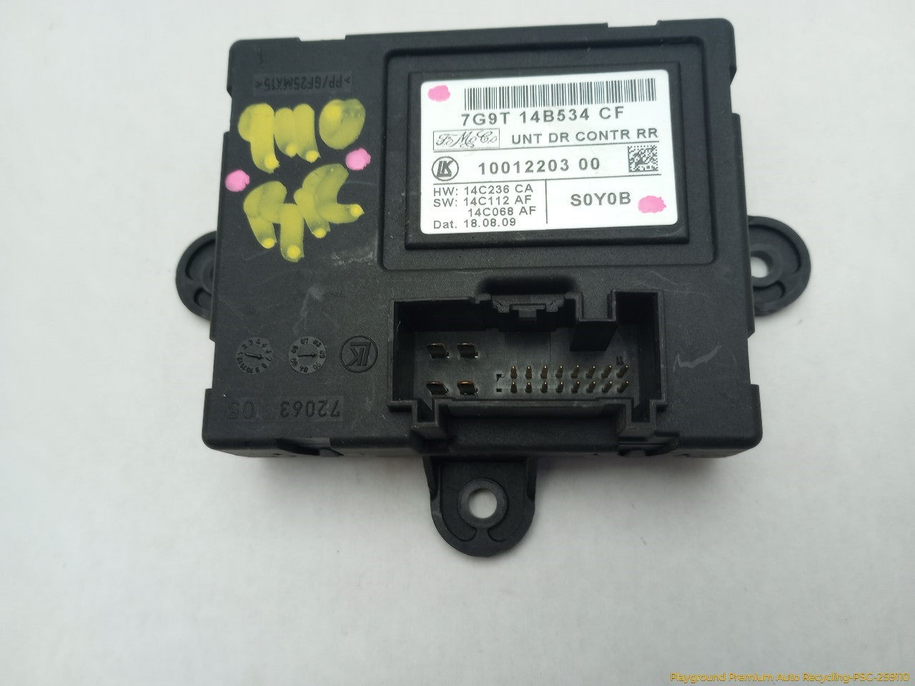 Volvo XC60 Passenger Right Rear Door Control Module