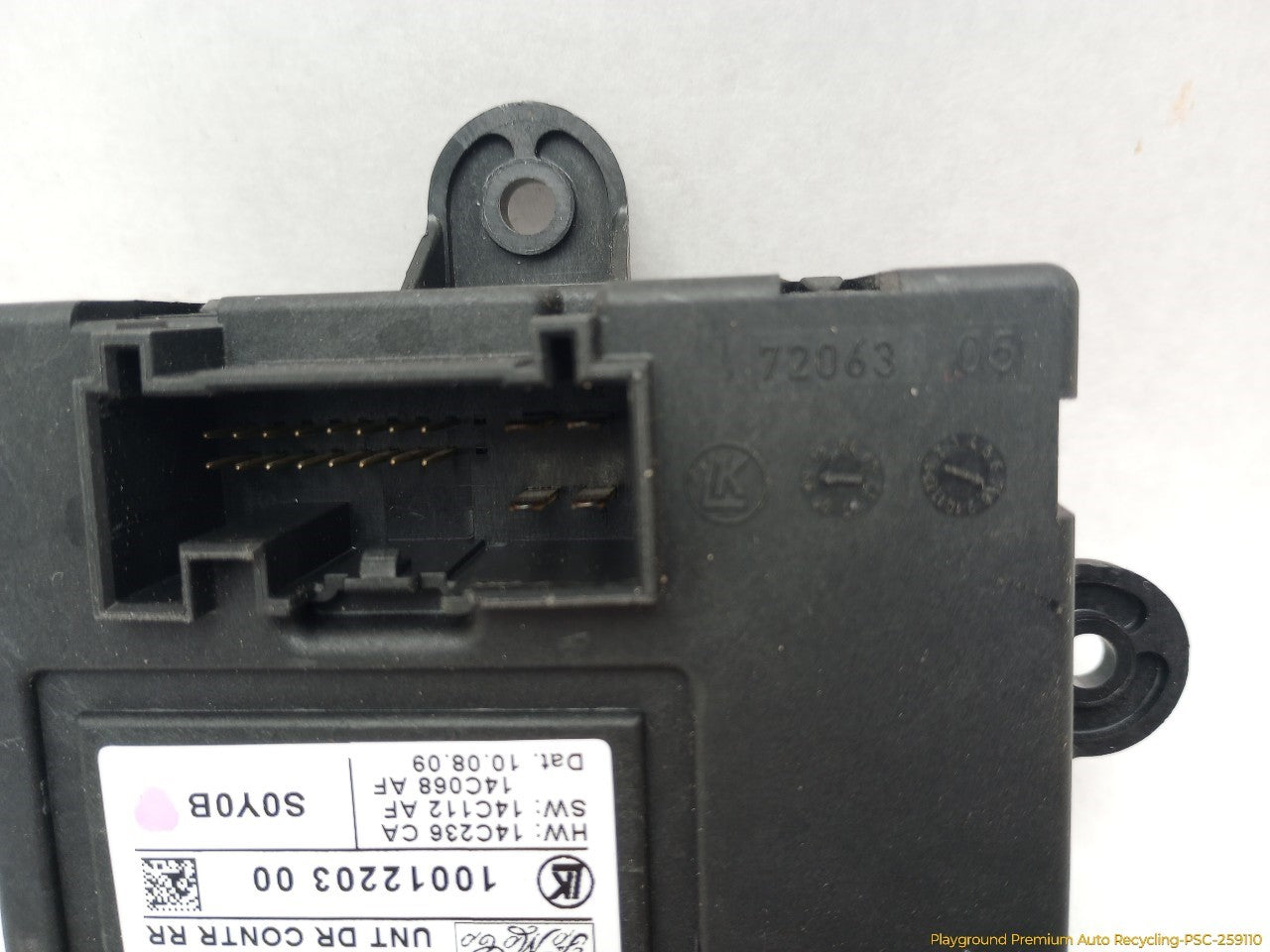 Volvo XC60 Driver Left Rear Door Control Module
