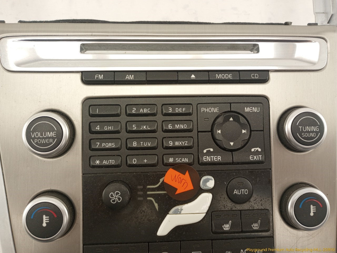Volvo XC60 Climate Control Switch