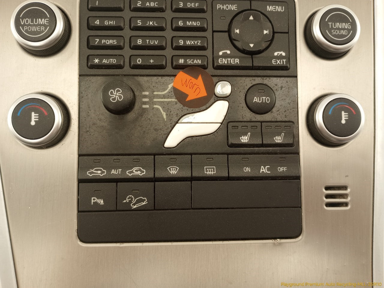 Volvo XC60 Climate Control Switch