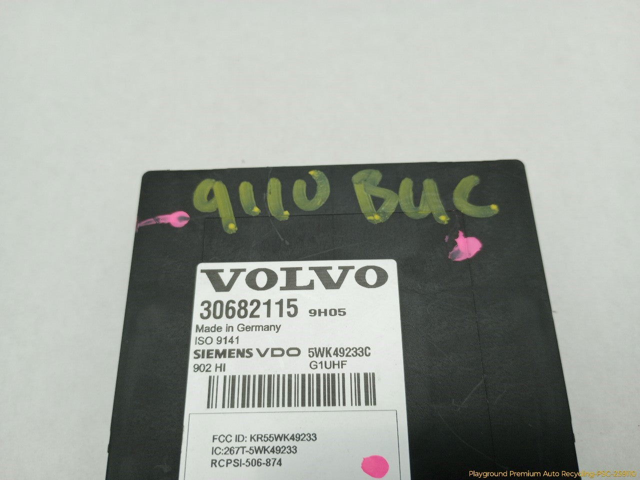Volvo XC60 Keyless Entry Module
