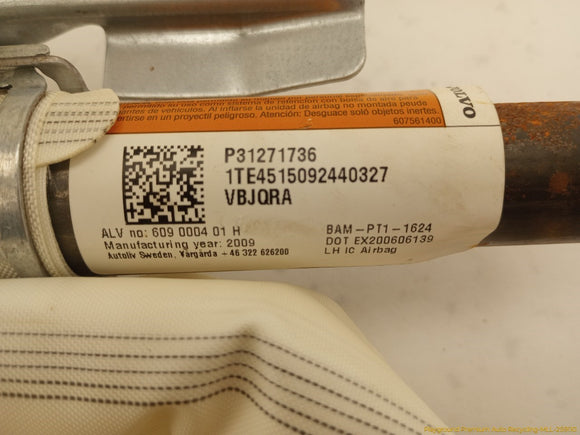 Volvo XC60 Driver Left Side Curtain Airbag