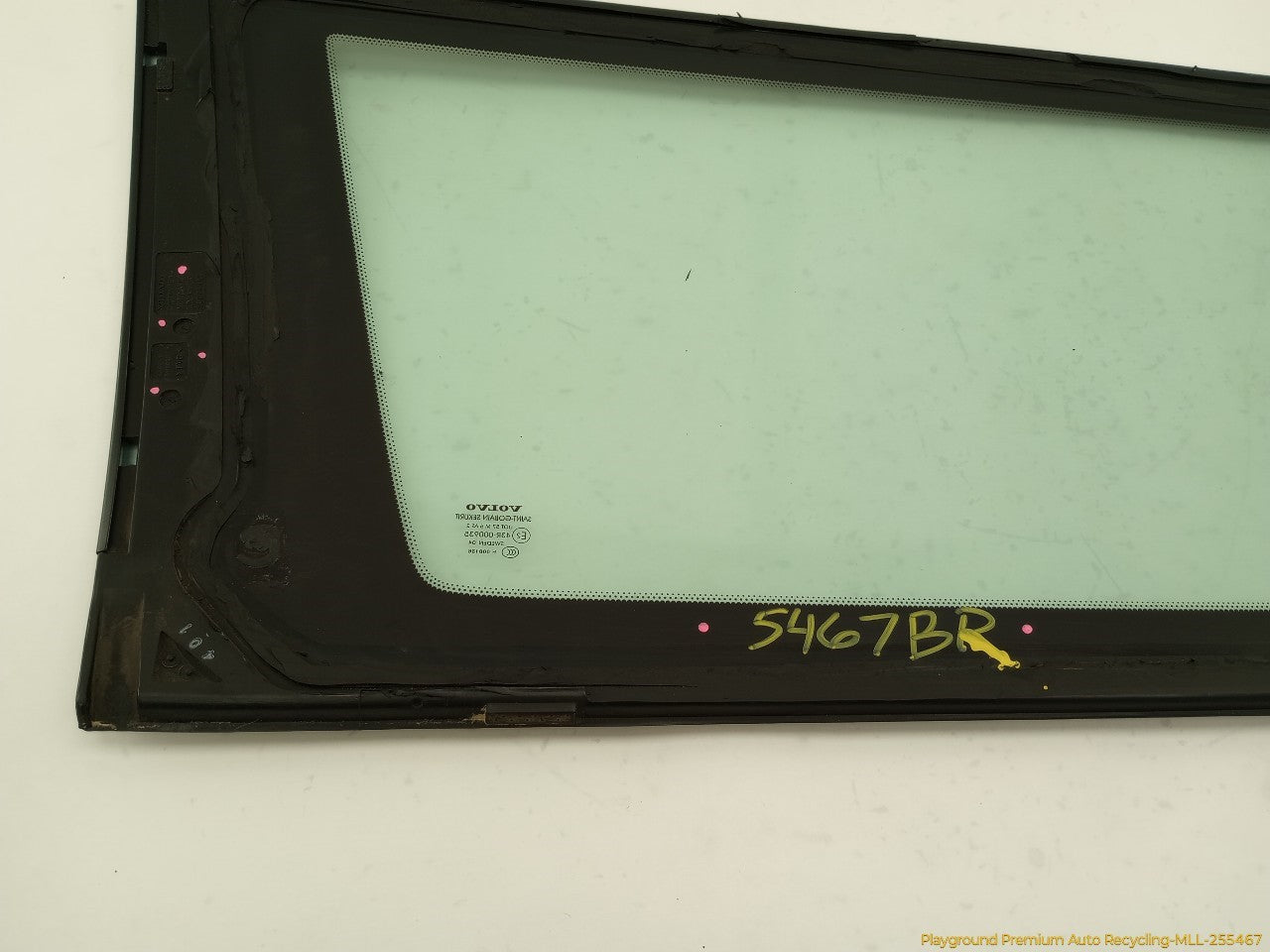 Volvo XC70 Passenger Right Rear Quarter Window Glass