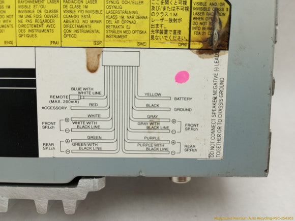 Mercedes SLK230 Radio Audio CD Player