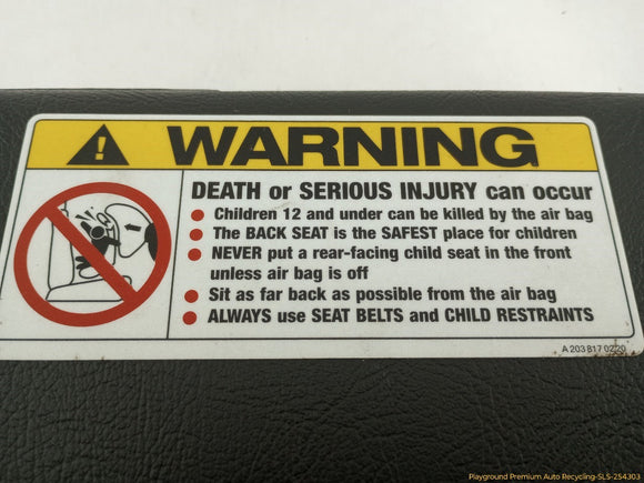 Mercedes SLK230 Pair Of Sun Visors