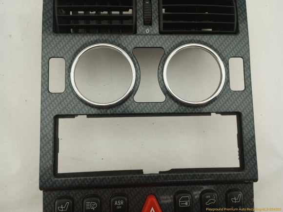 Mercedes SLK230 Radio & Climate Control Bezel Trim