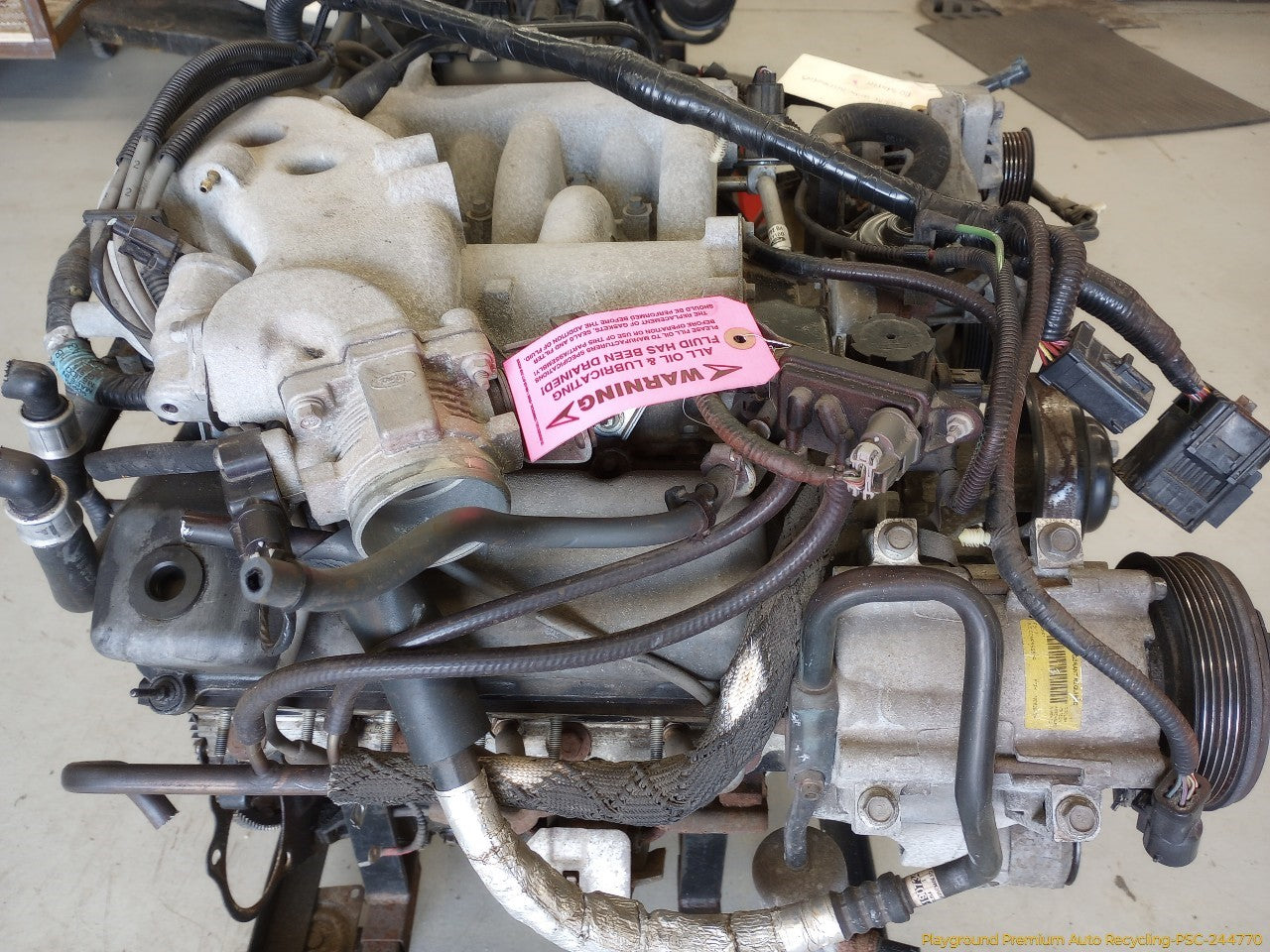 Ford Mustang Engine Assembly
