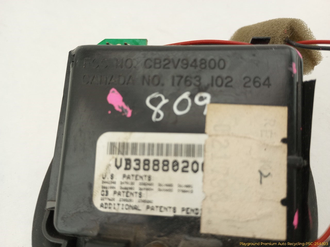 Mercedes SLK230 Garage Door Opener Control Switch