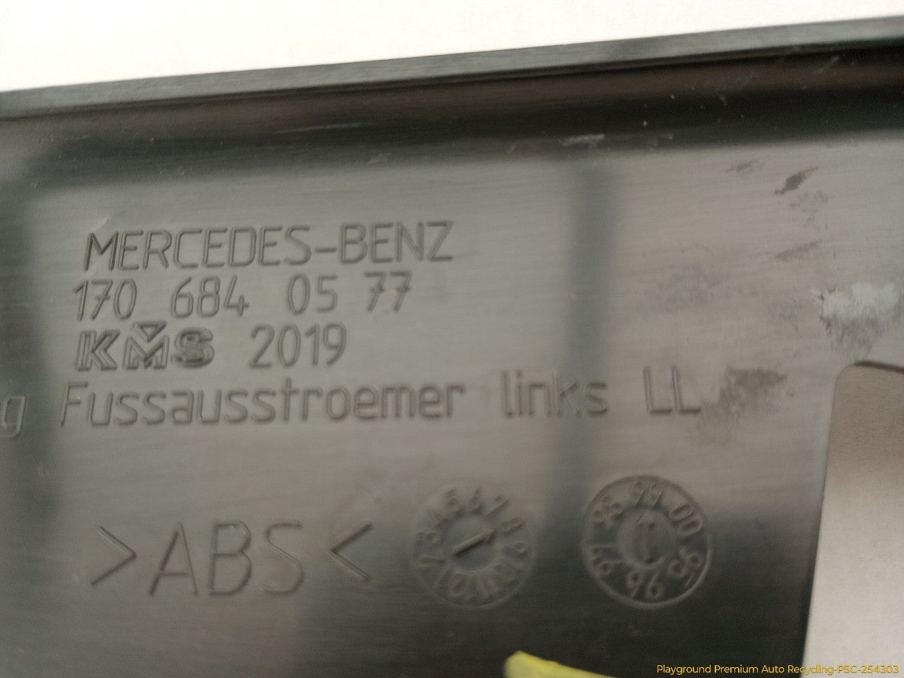 Mercedes SLK230 Driver Left Center Console Side Trim