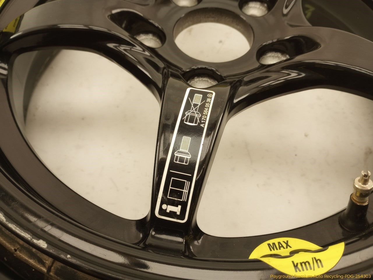 Mercedes SLK230 Compact Spare Tire