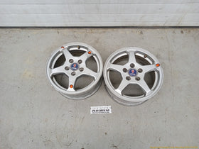 Saab 9-3 Pair Of Alloy Wheels 5 Spoke