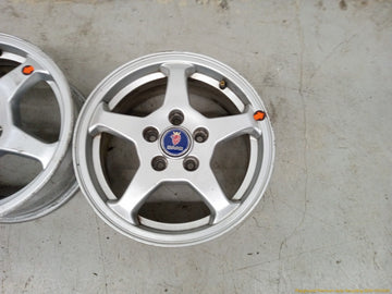 Saab 9-3 Pair Of Alloy Wheels 5 Spoke - 0