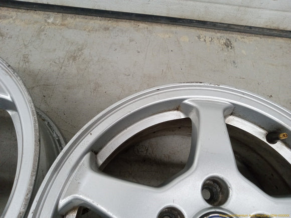 Saab 9-3 Pair Of Alloy Wheels 5 Spoke