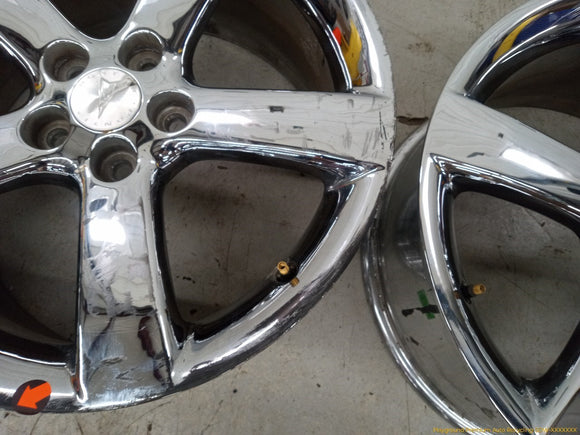 Pontiac Solstice Pair Of Alloy Chrome Wheels 5 Spoke