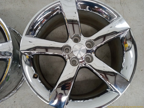 Pontiac Solstice Pair Of Alloy Chrome Wheels 5 Spoke