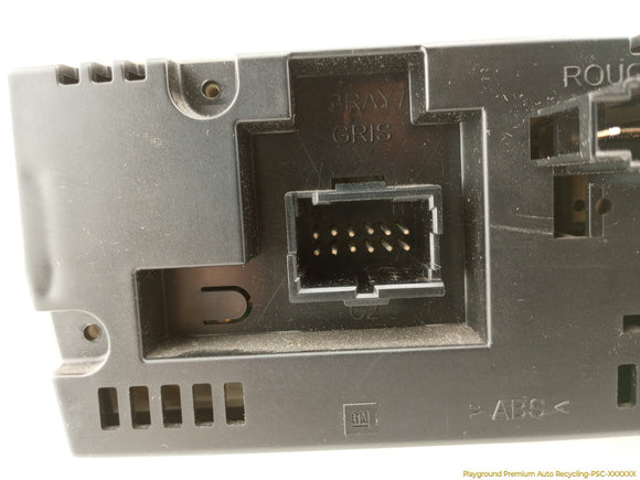 Hummer H3 Climate Control Switch