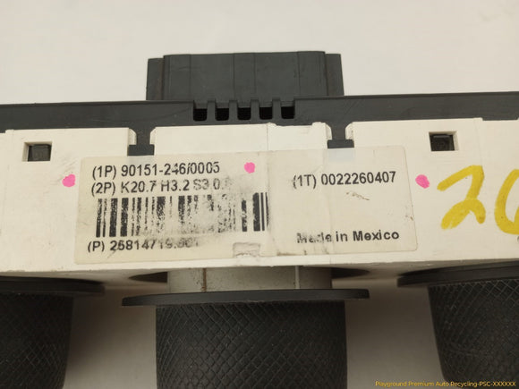 Hummer H3 Climate Control Switch