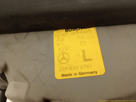 Mercedes SL320 Driver Left Head Lamp