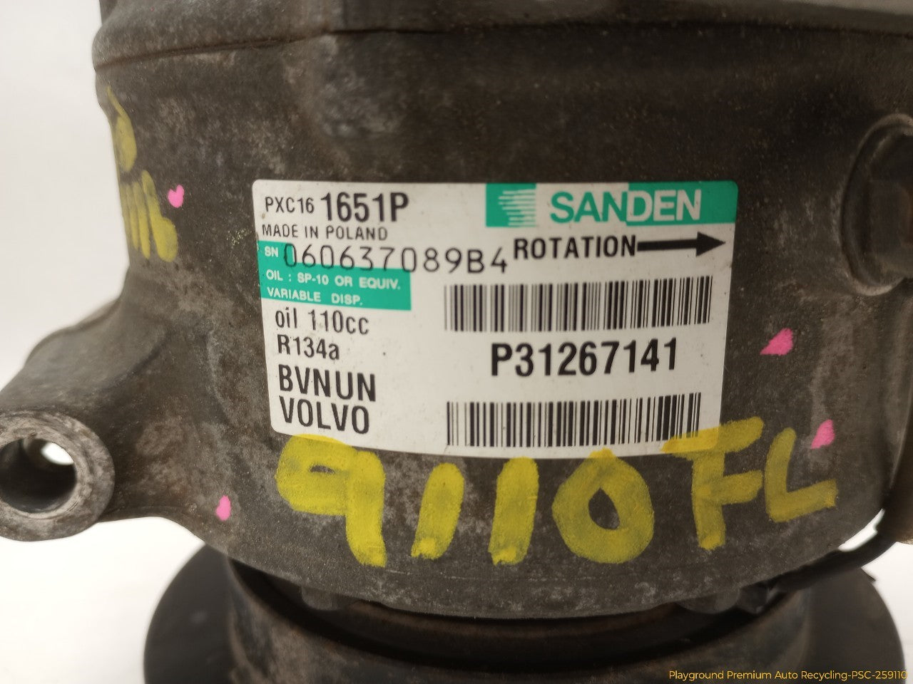 Volvo XC60 AC Compressor