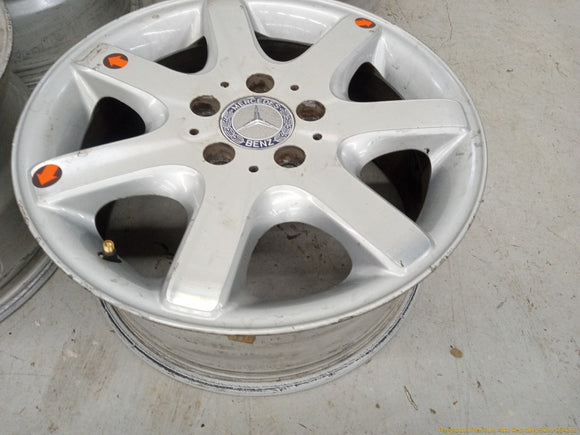 Mercedes SLK230 Set Of 4 Staggered Alloy Wheels 7 Spoke