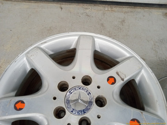 Mercedes SLK230 Set Of 4 Staggered Alloy Wheels 7 Spoke