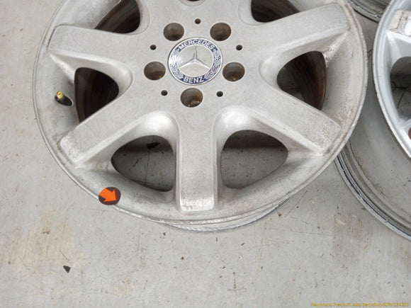 Mercedes SLK230 Set Of 4 Staggered Alloy Wheels 7 Spoke