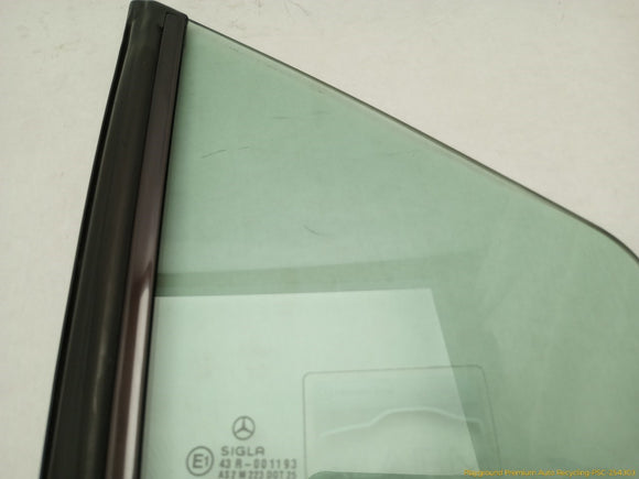 Mercedes SLK230 Driver Left Rear Quarter Window Glass